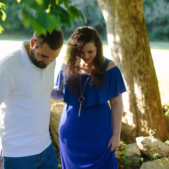 Royal blue maxi dress - Picture 3 of 5